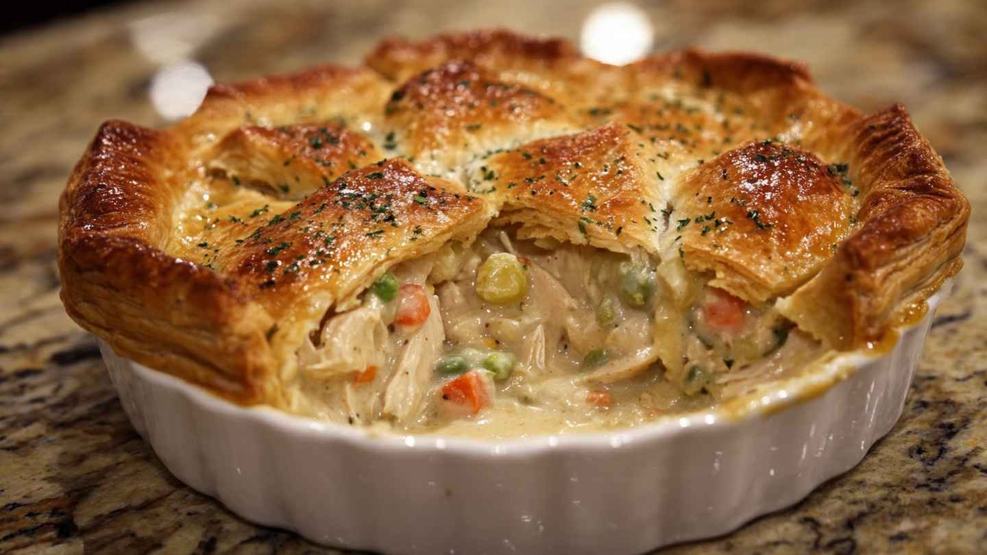 High Protein Chicken Pot Pie
