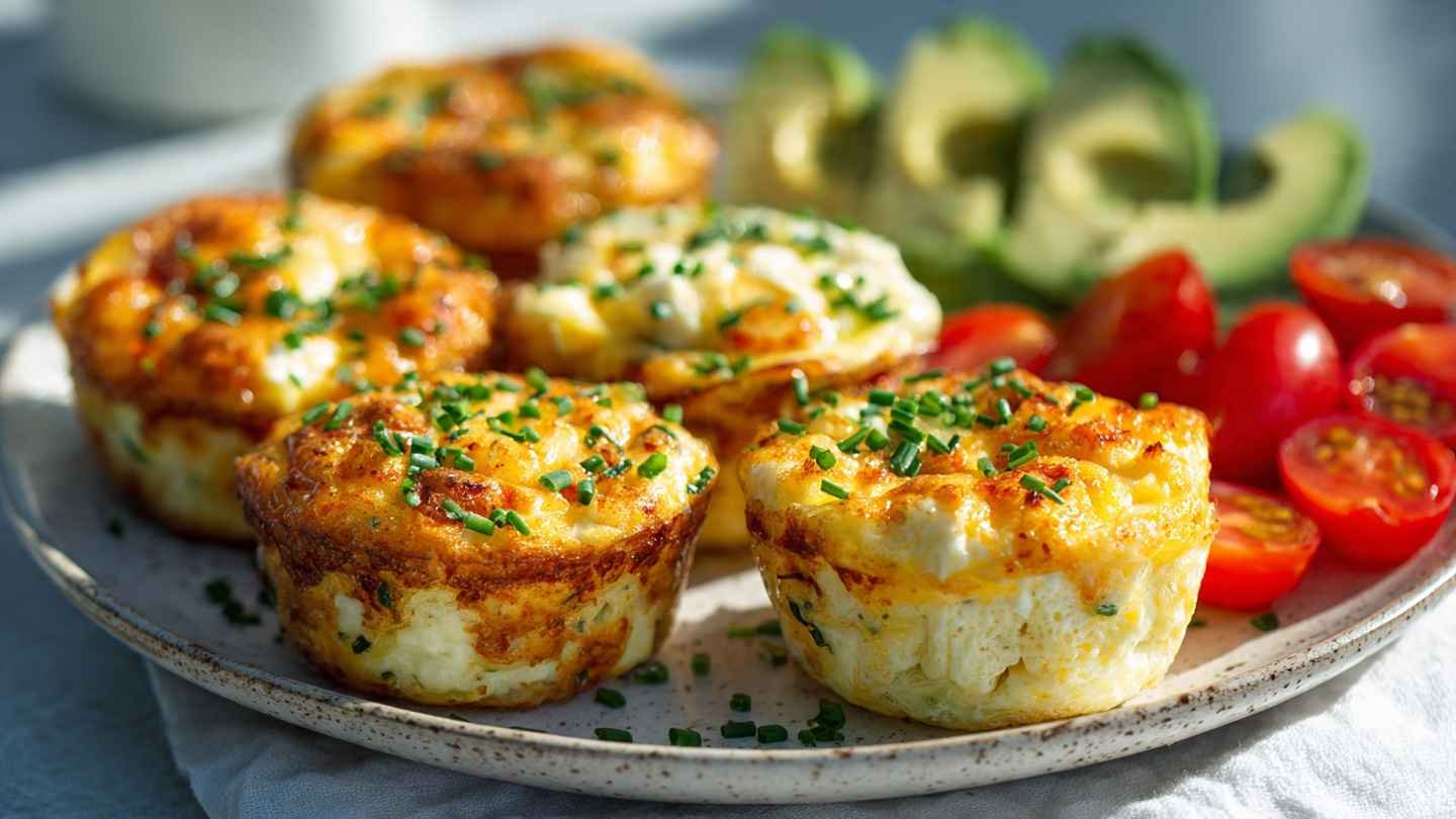 High Protein Cottage Cheese Egg Bites