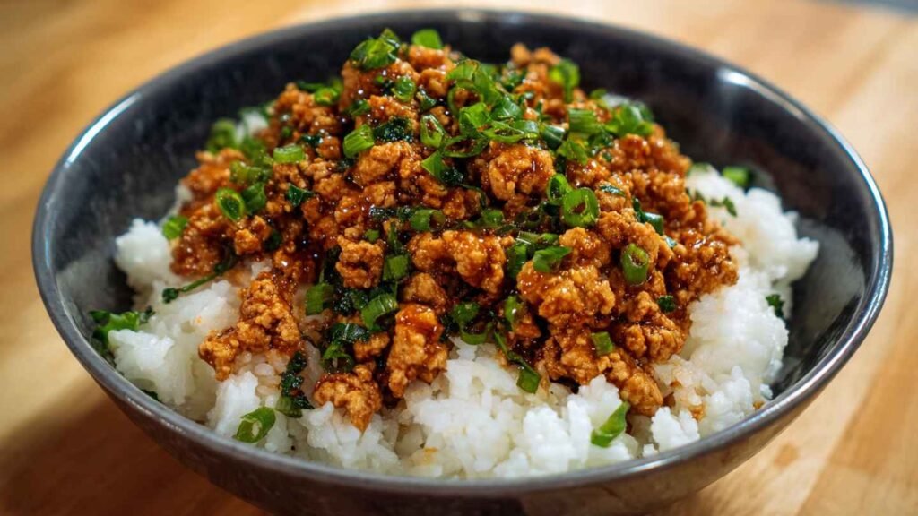 Honey Sriracha Ground Chicken Recipe