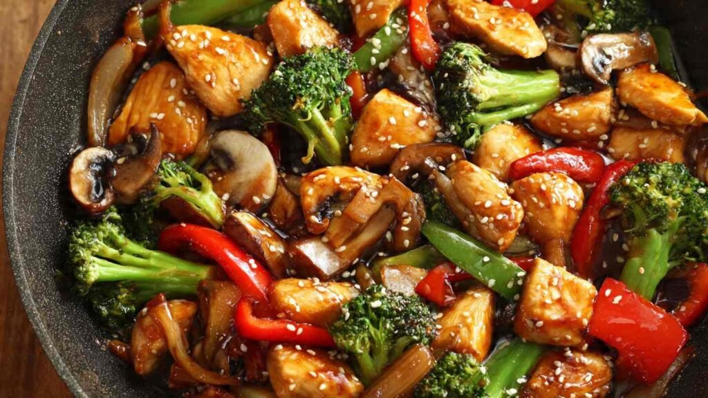 Honey Garlic Chicken Stir Fry