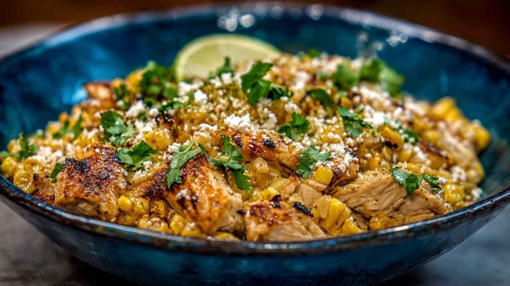 Slow Cooker Street Corn Chicken