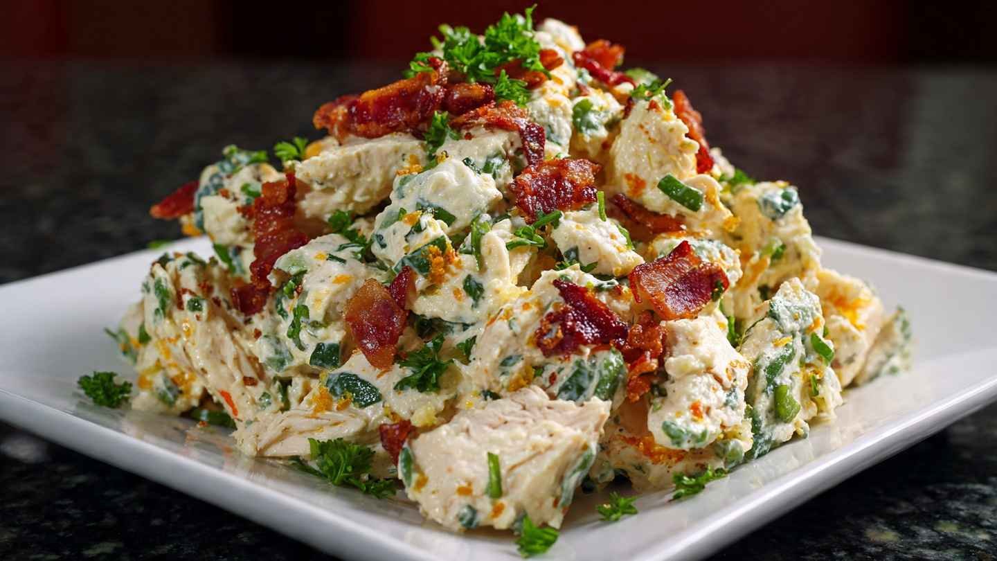 Jalapeno Popper Chicken Salad