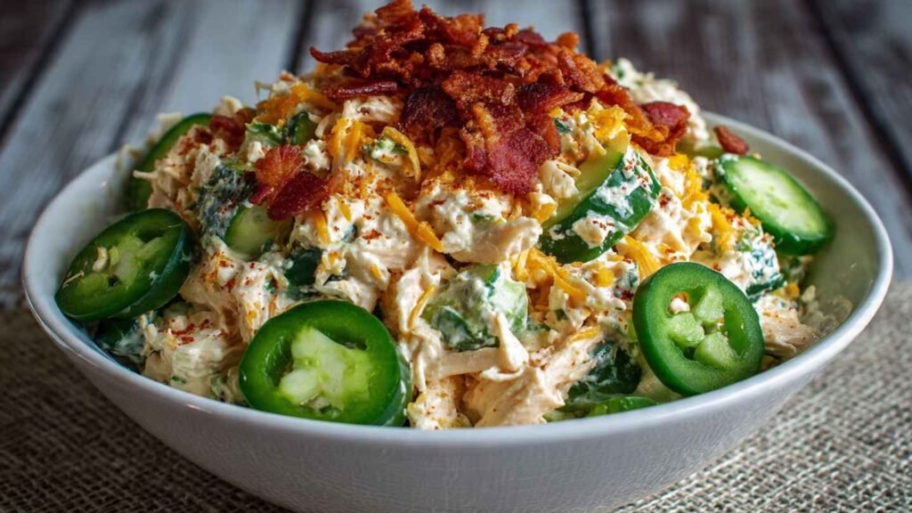 Jalapeno Popper Chicken Salad