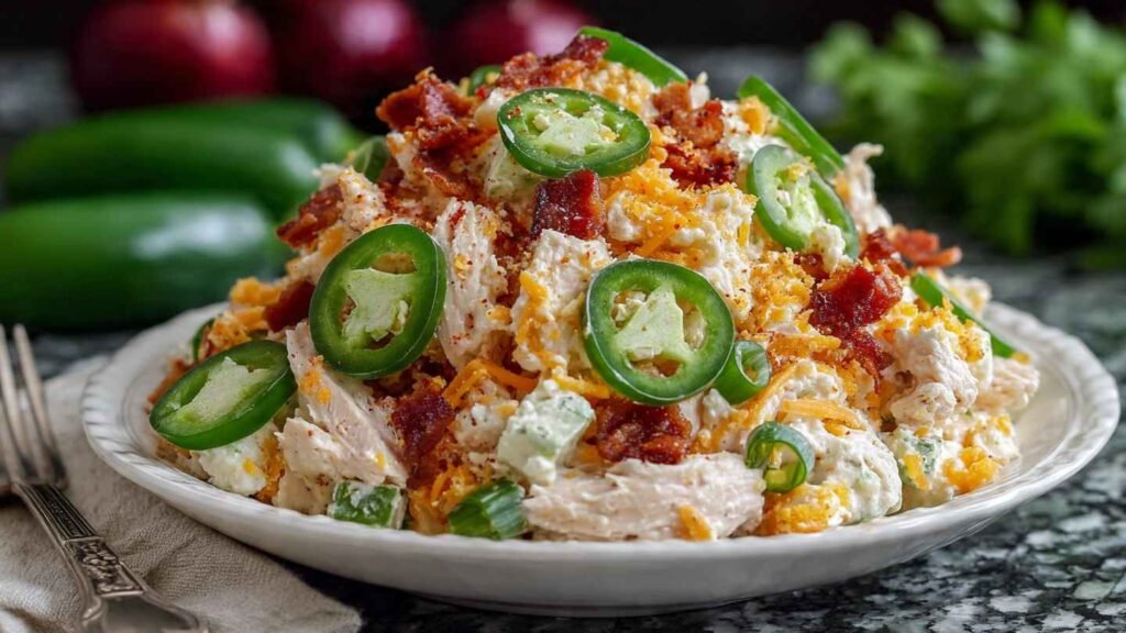 Jalapeno Popper Chicken Salad