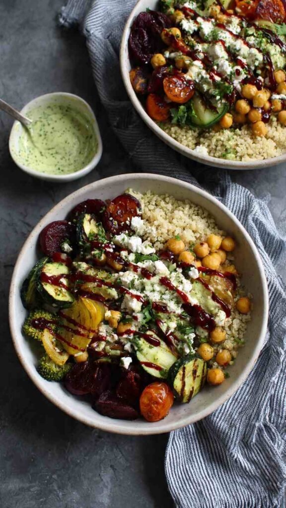 Hummus Veggie Bowl