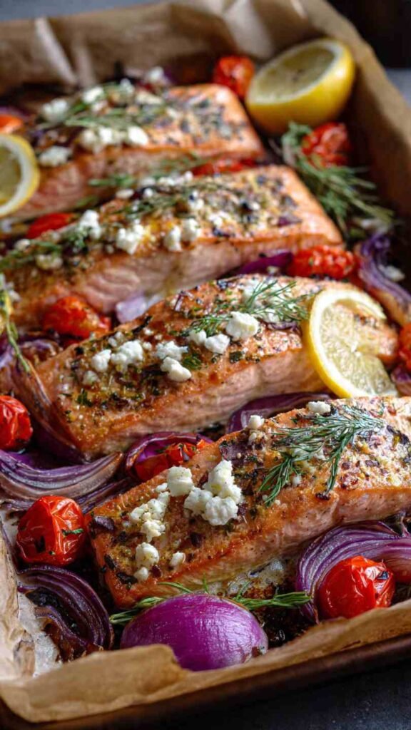Mediterranean Baked Salmon