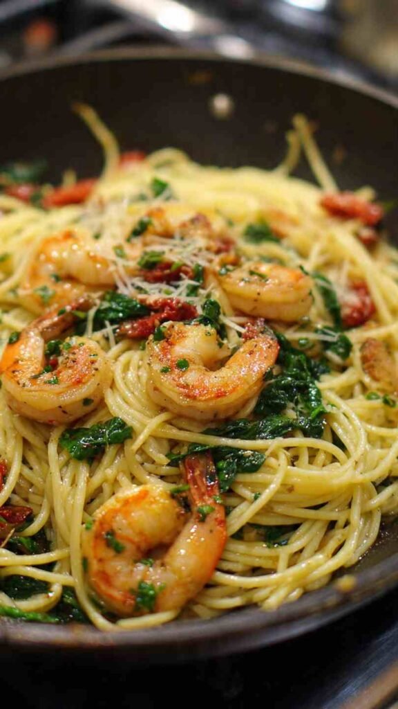 Shrimp Mediterranean Pasta