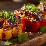 Teriyaki Chicken Stuffed Peppers