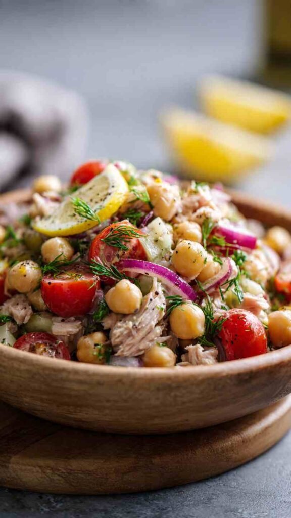 Tuna Chickpea Salad